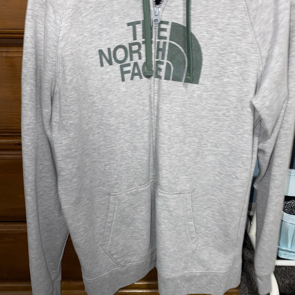 full zip north face fleece